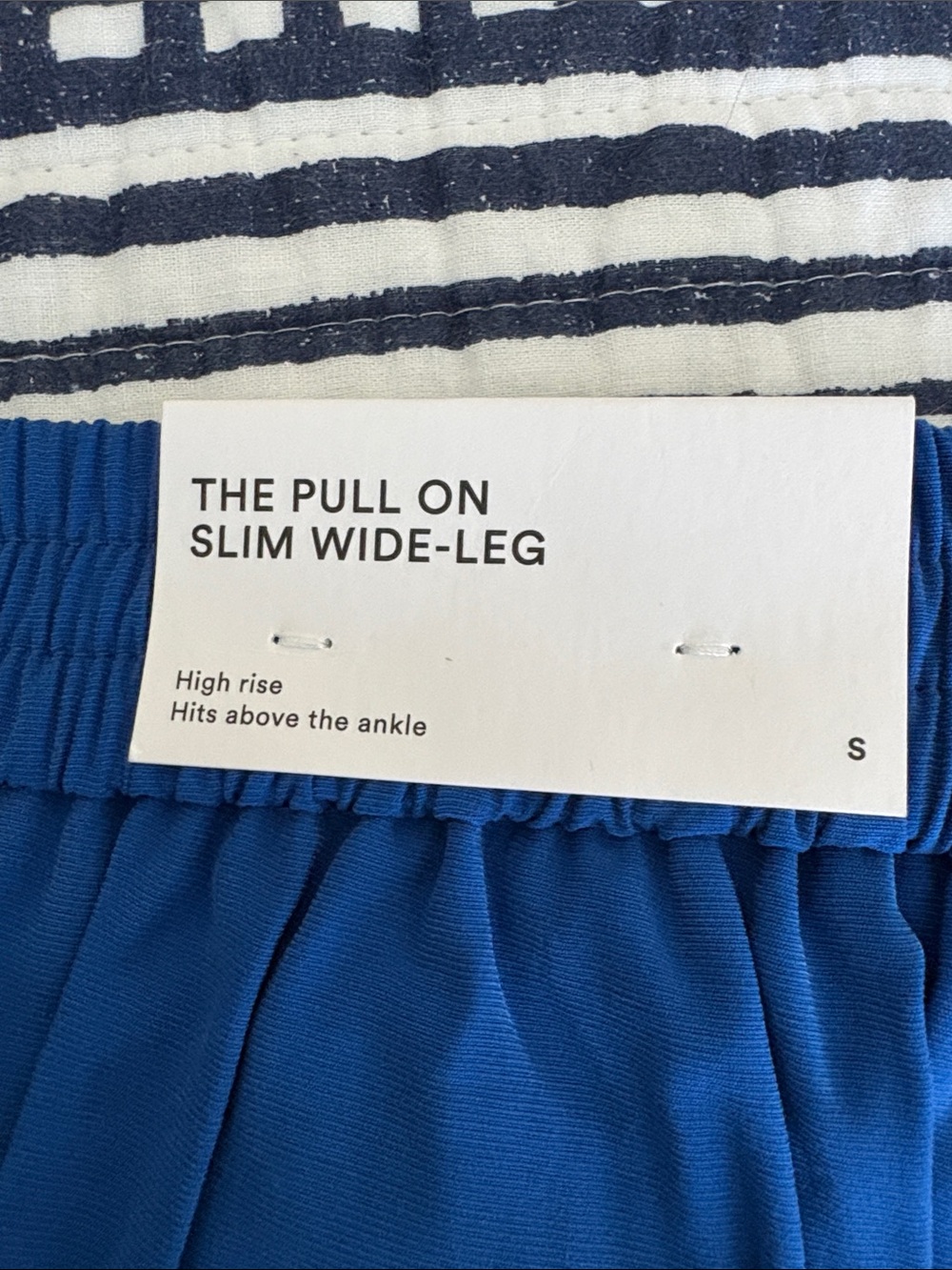 Bright Royal Blue Wide Leg Pants - Picture 2 of 7
